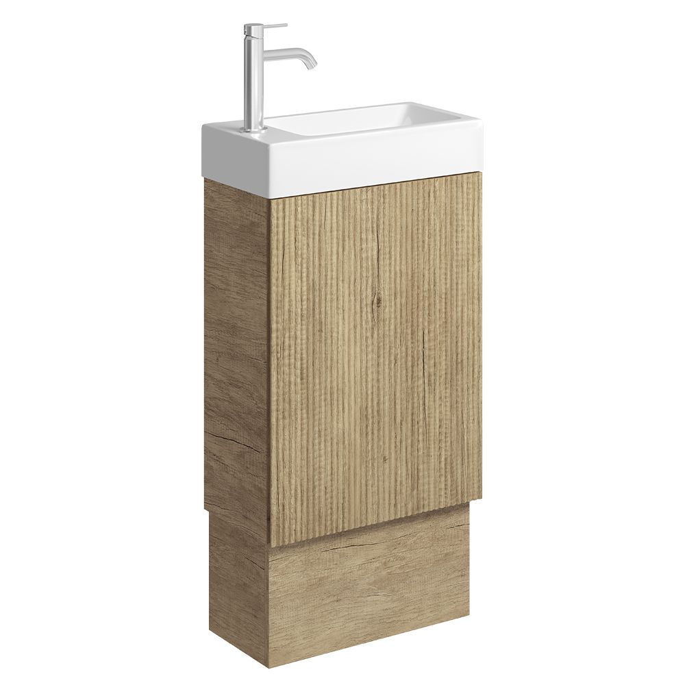 Minka 450 Vanity on Kickboard, No Overflow, Scandi Oak by Fienza
