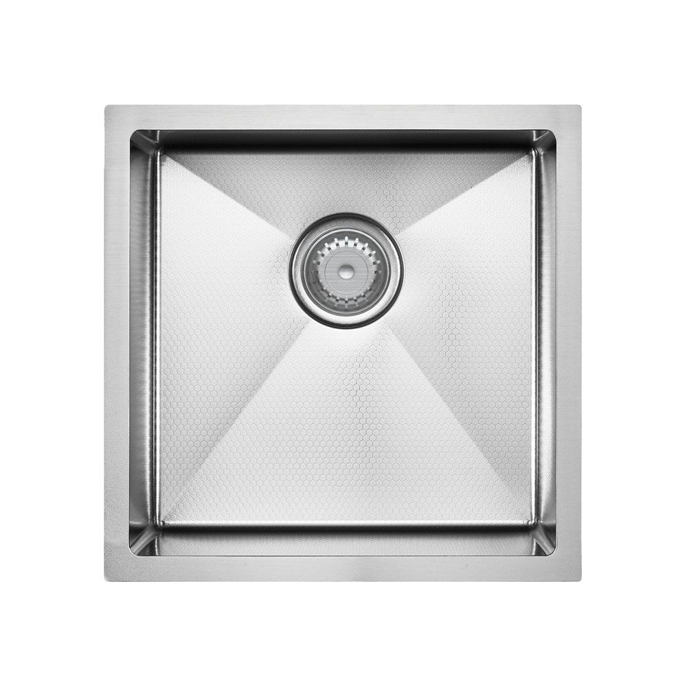 Hana Anti-Scratch 32L Single Kitchen Sink, Stainless Steel by Fienza