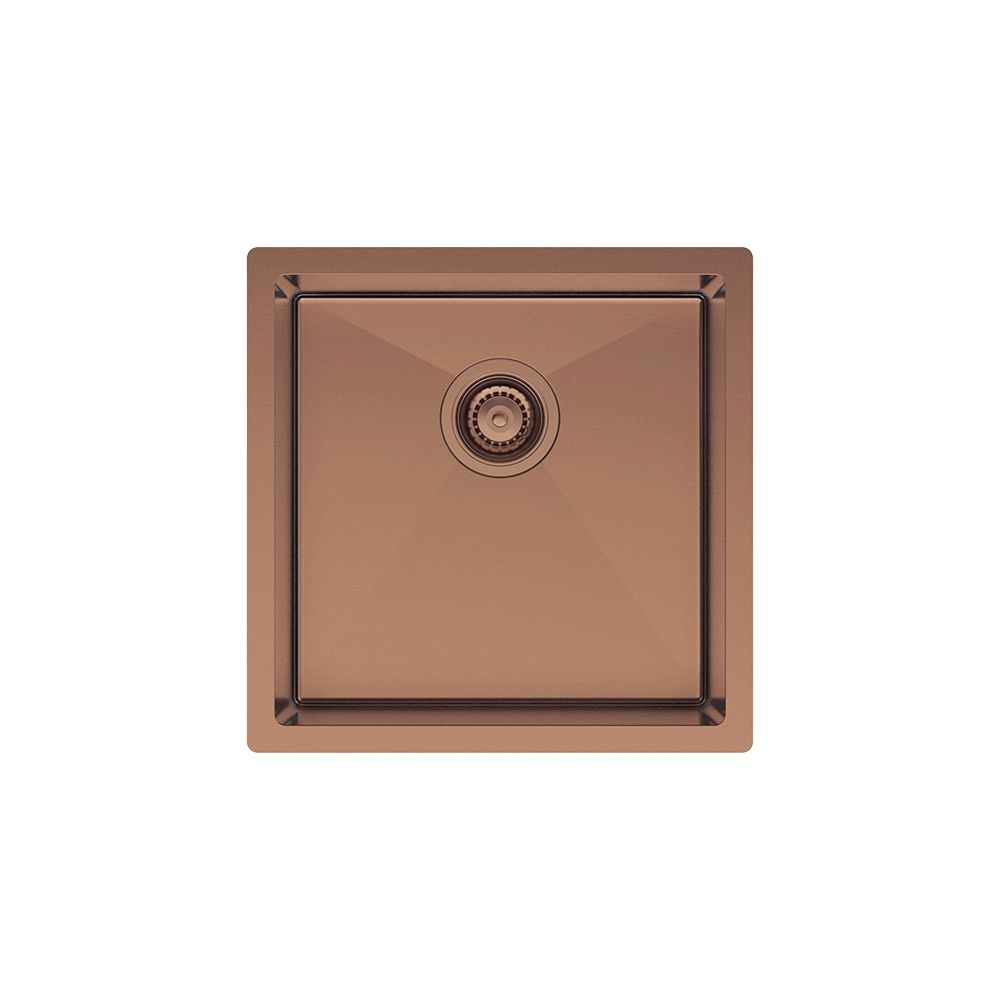 Hana 32L Single Kitchen Sink, Brushed Copper by Fienza
