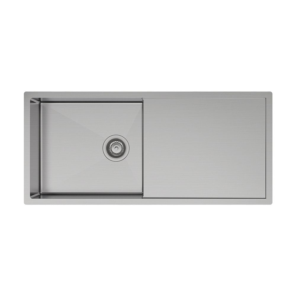 Hana 36L Single Kitchen Sink with Drainer by Fienza