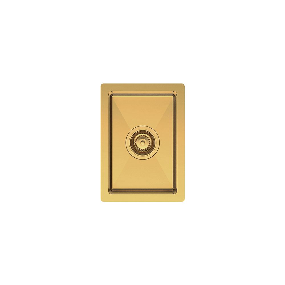 Hana 10L Single Kitchen Sink, Rugged Brass by Fienza
