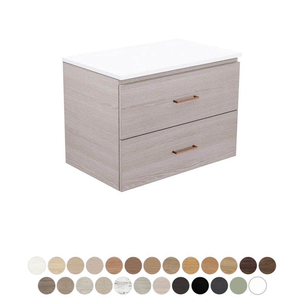 Carmen All Drawer 750 Wall Hung Vanity by Fienza