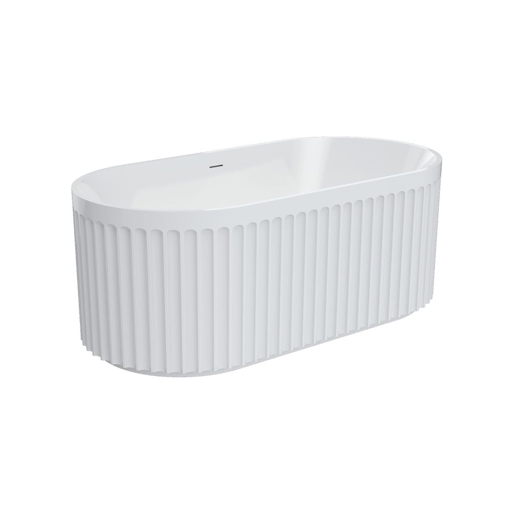 Eleanor Freestanding Acrylic Bath with Overflow, 1500mm by Fienza