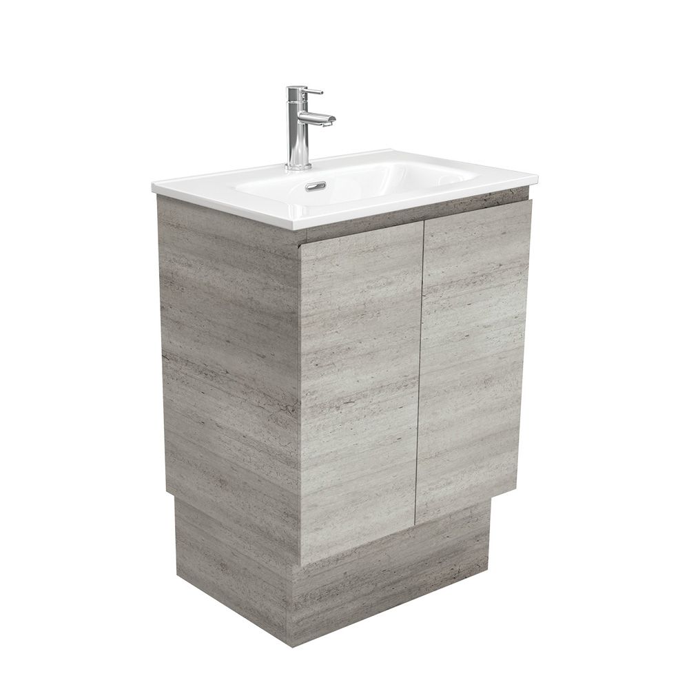 Joli Edge Industrial 600 Vanity On Kickboard by Fienza