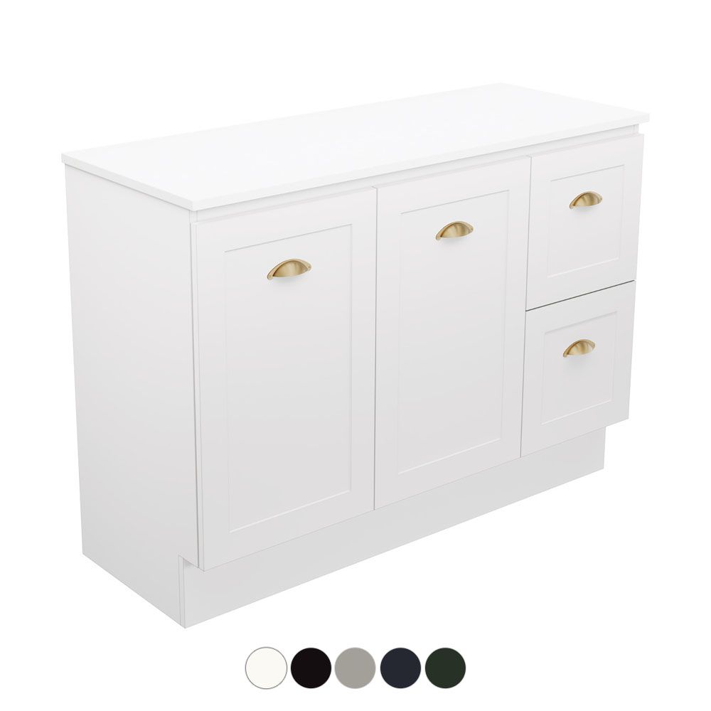 Newport Door & Drawer 1200 Single Bowl Floor Standing Vanity by Fienza