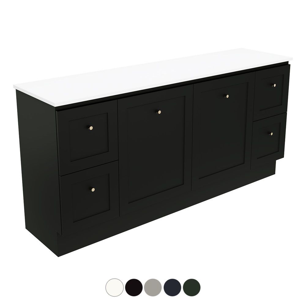 Newport Door & Drawer 1800 Single Bowl Floor Standing Vanity by Fienza