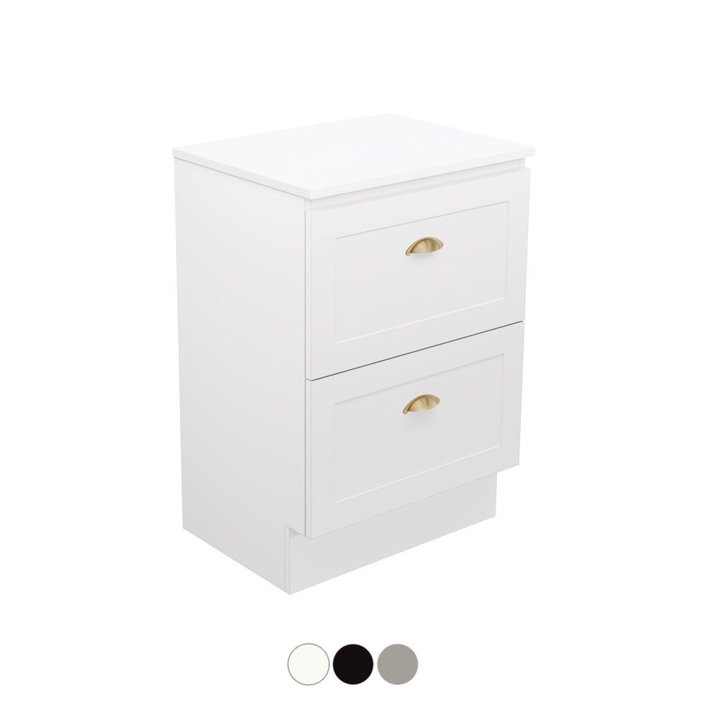 Newport All Drawer 600 Floor Standing Vanity by Fienza