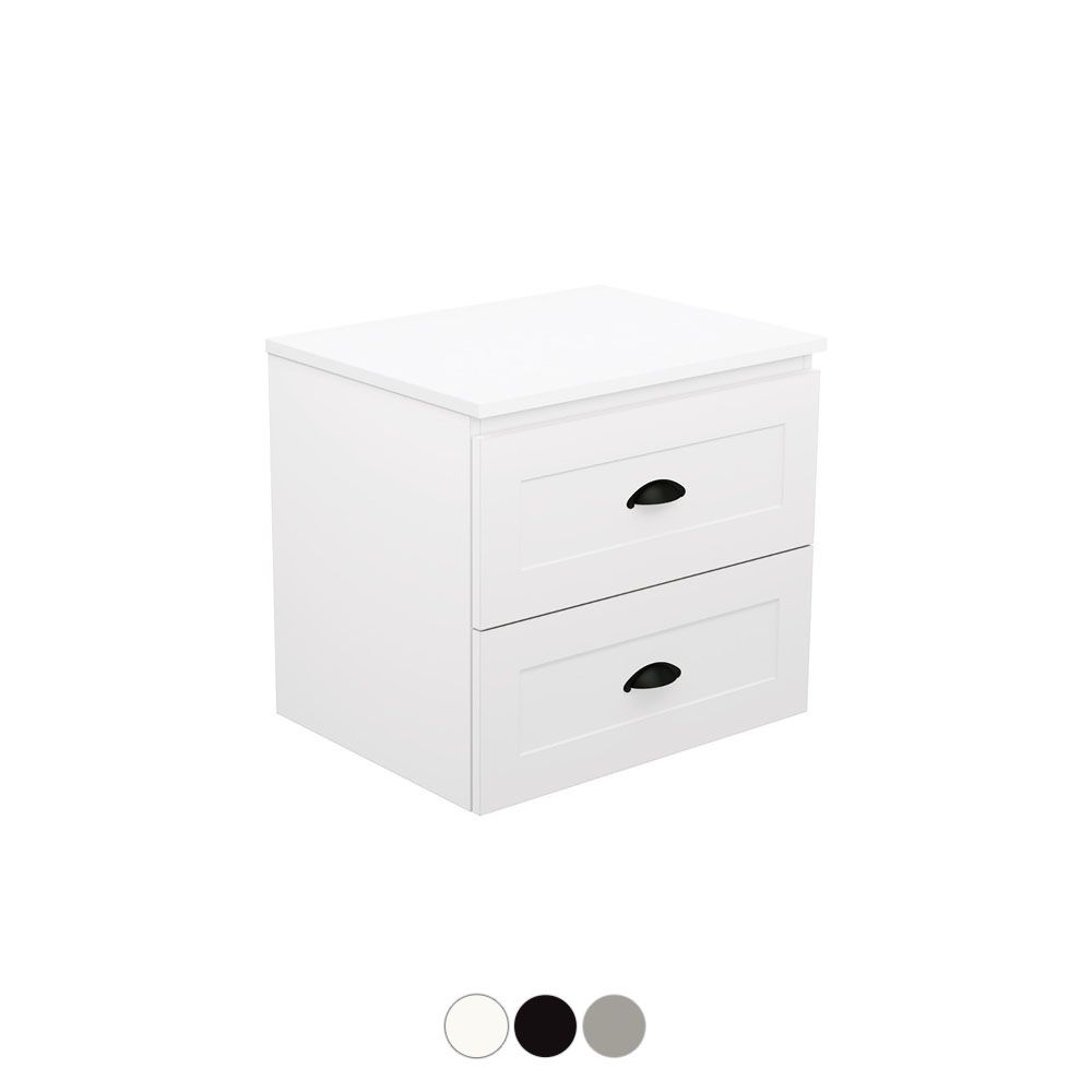 Newport All Drawer 600 Wall Hung Vanity by Fienza