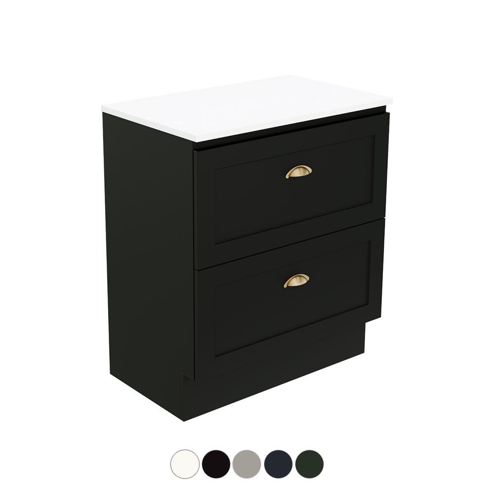 Newport All Drawer 750 Floor Standing Vanity by Fienza