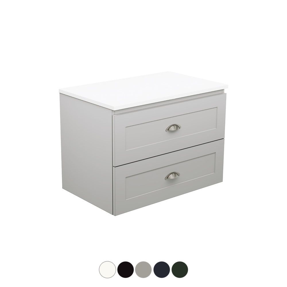 Newport All Drawer 750 Wall Hung Vanity by Fienza