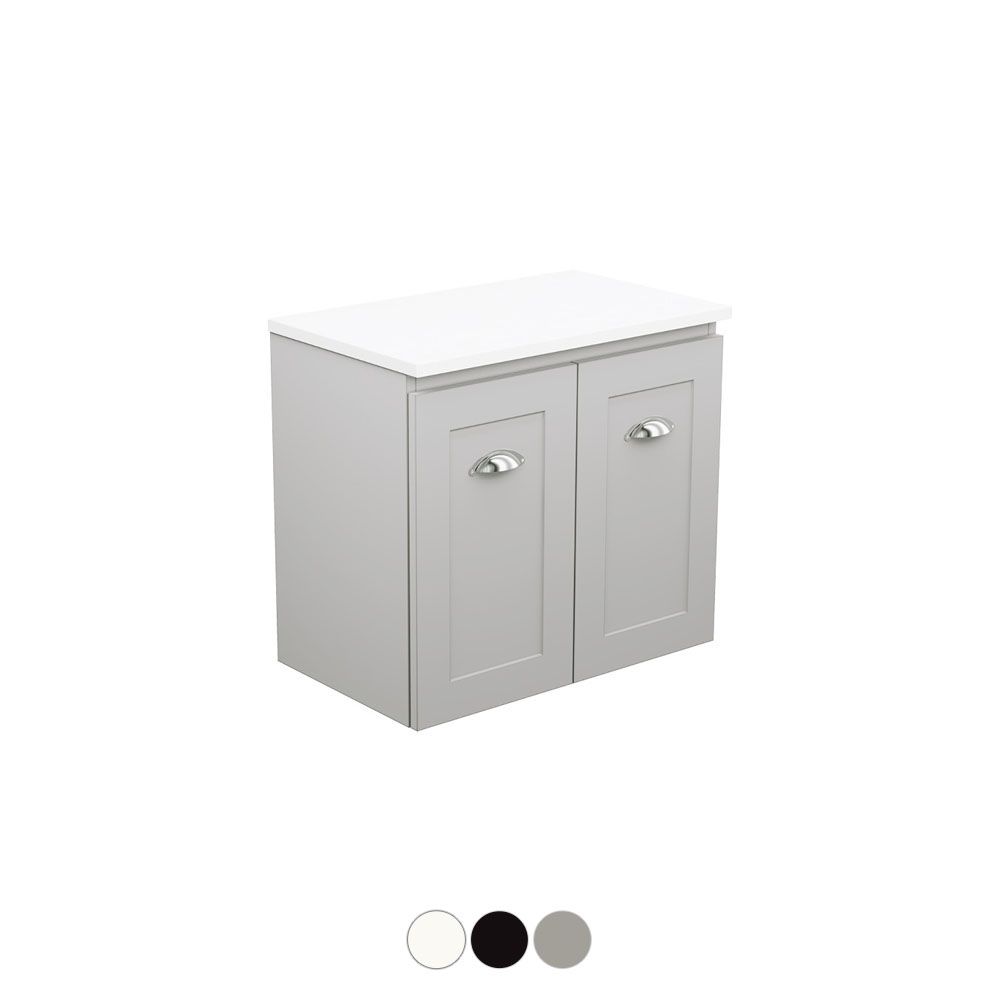 Newport Ensuite Door 600 Wall Hung Vanity by Fienza