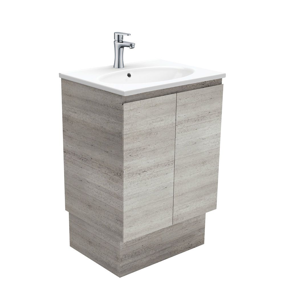 Rotondo Edge Industrial 600 Vanity On Kickboard by Fienza