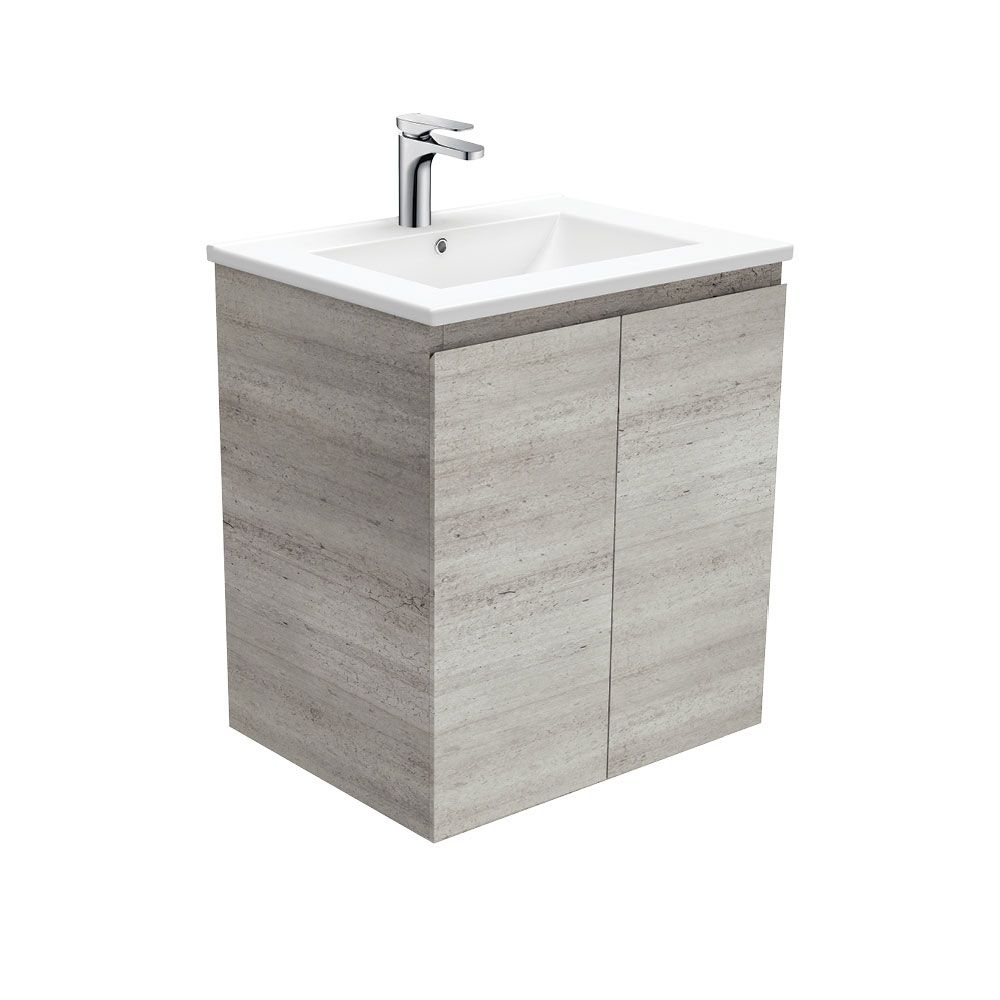 Dolce Edge Industrial 600 Wall-Hung Vanity by Fienza