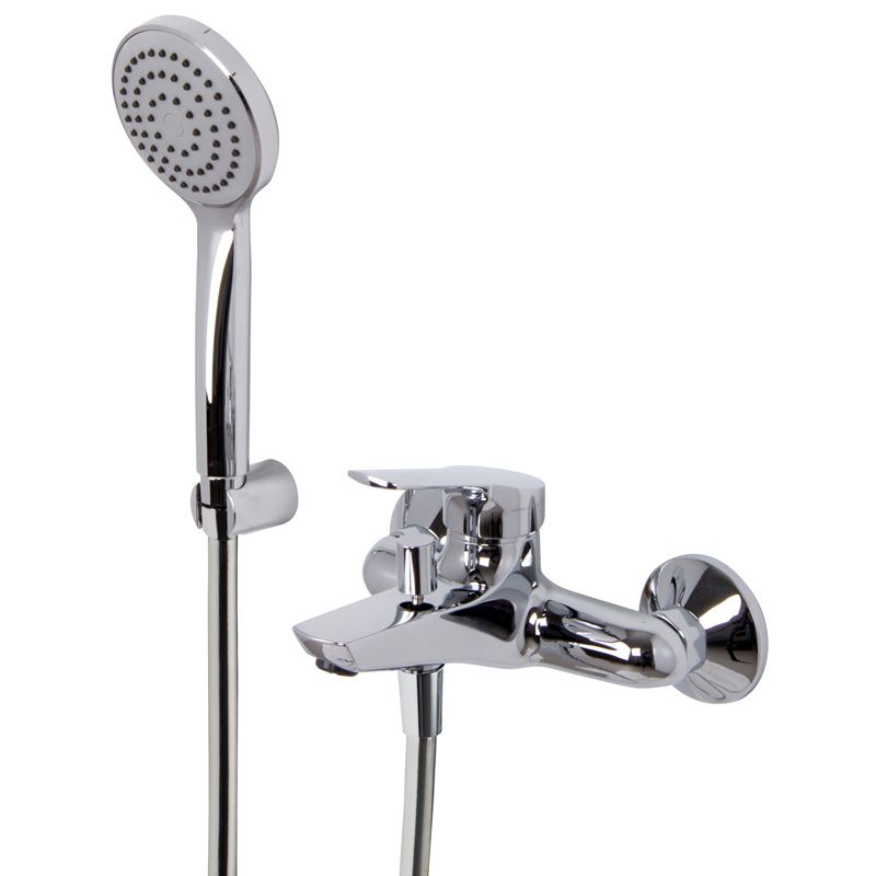 Exposed bath mixer with shower set F3764 by FIMA Carlo Frattini