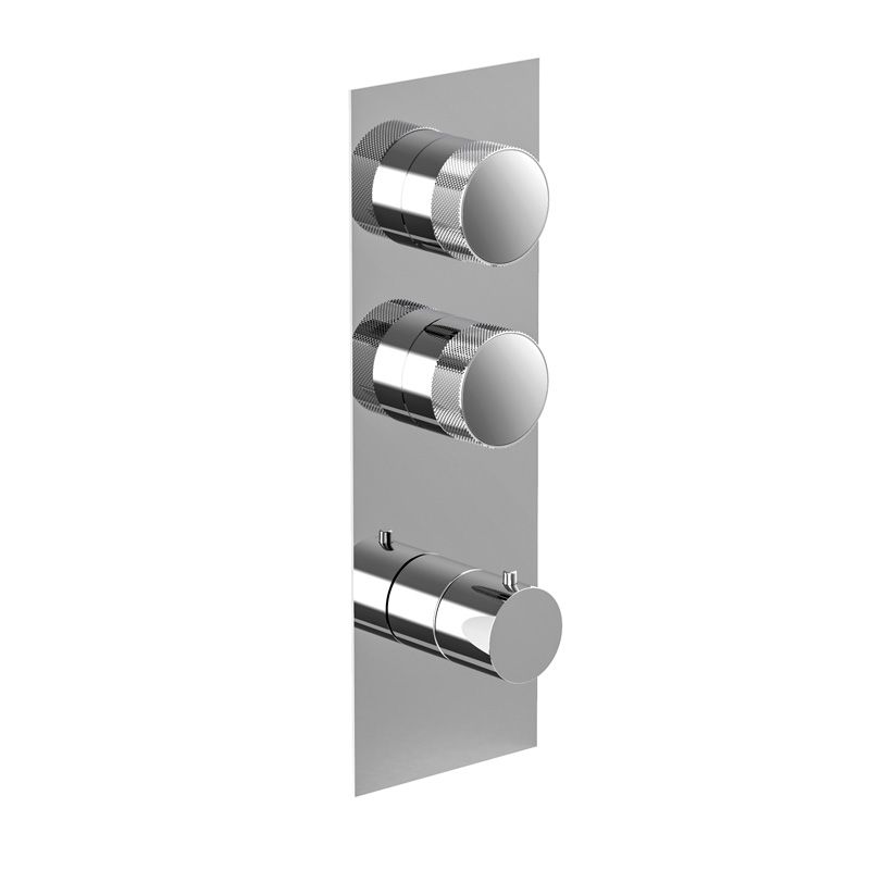 Thermostatic built-in shower mixer Texture Collection – Spillo Tech F5603X2 by FIMA Carlo Frattini
