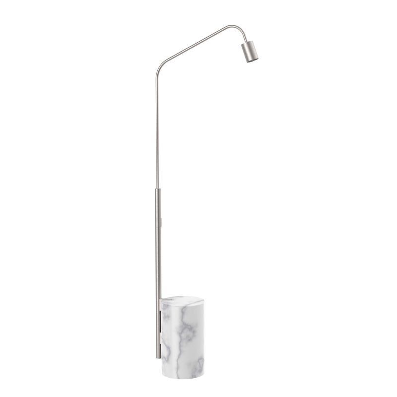 Freestanding shower column MARMOREA with white marble Carrara base F5971RB by FIMA Carlo Frattini