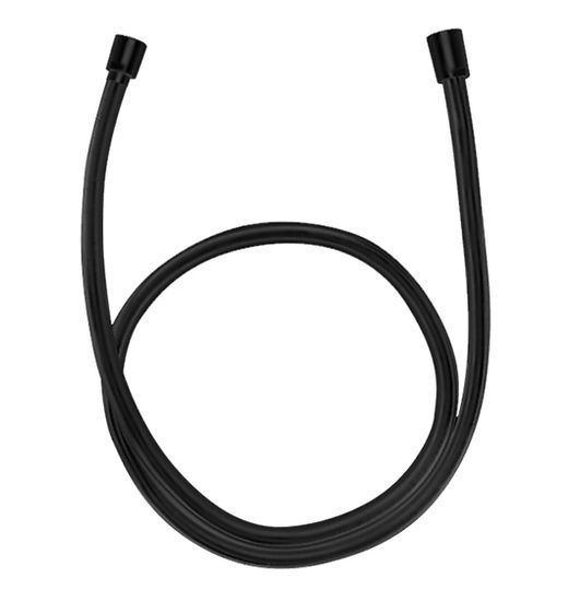 Shower slide bars Black pvc hose, 1500 mm by Fir Italia