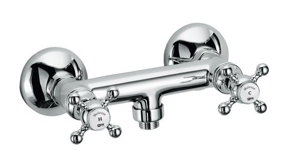 Melrose 22 Wall-mounted shower mixer with flex hose connection by Fir Italia