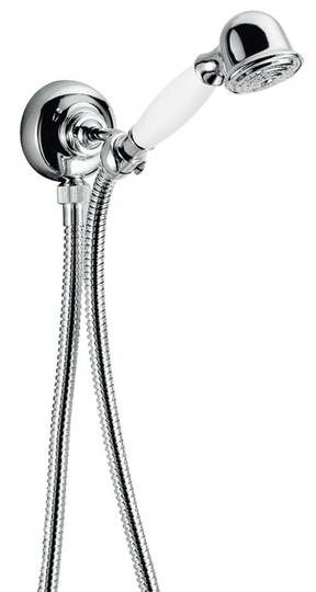 Alison 33 Built-in anti-lime hand shower set with wall water inlet by Fir Italia