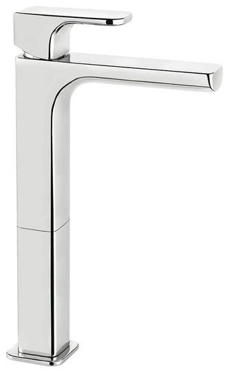 Daily 44 Wash basin mixer, 305 mm high, center distance 135 mm long, without pop-up drain by Fir Italia