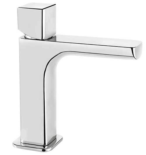 Daily Cube 45 Wash basin mixer, 175 mm high, center distance 110 mm long, with clic/clac pop-up drain by Fir Italia