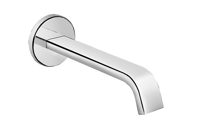 Sweet 46 Wall-mounted water spout 1/2'', center distance 185 mm long by Fir Italia