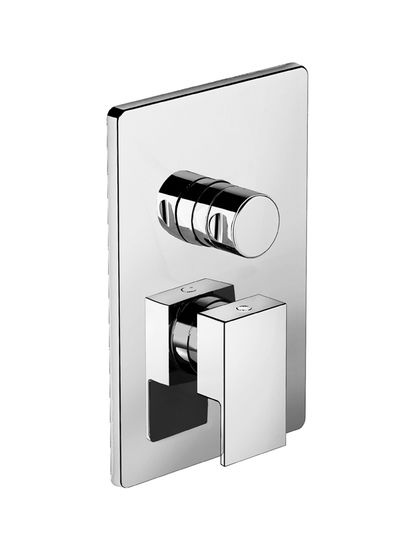 Kelio 63 External part for wall-mounted built-in shower mixer with two-way diverter by Fir Italia