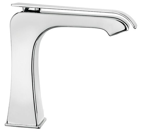 Déco 87 Wash basin mixer, 175 mm high, center distance 135 mm long, with clic/clac pop-up drain by Fir Italia