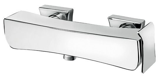 Déco 87 Wall-mounted shower mixer with flex hose connection by Fir Italia