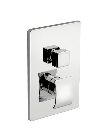 Déco 87 External part for wall-mounted built-in shower mixer with three-way diverter by Fir Italia