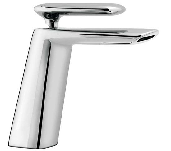 Dynamica 88 Wash basin/bidet mixer, 145 mm high, center distance 125 mm long, without pop-up drain by Fir Italia