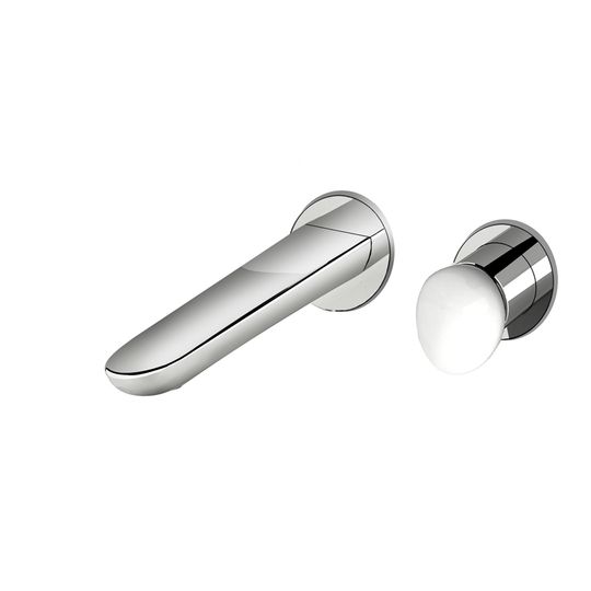 Synergy Stone 95 External part for wall-mounted built-in basin mixer, 195 mm long, center distance 165 mm long by Fir Italia