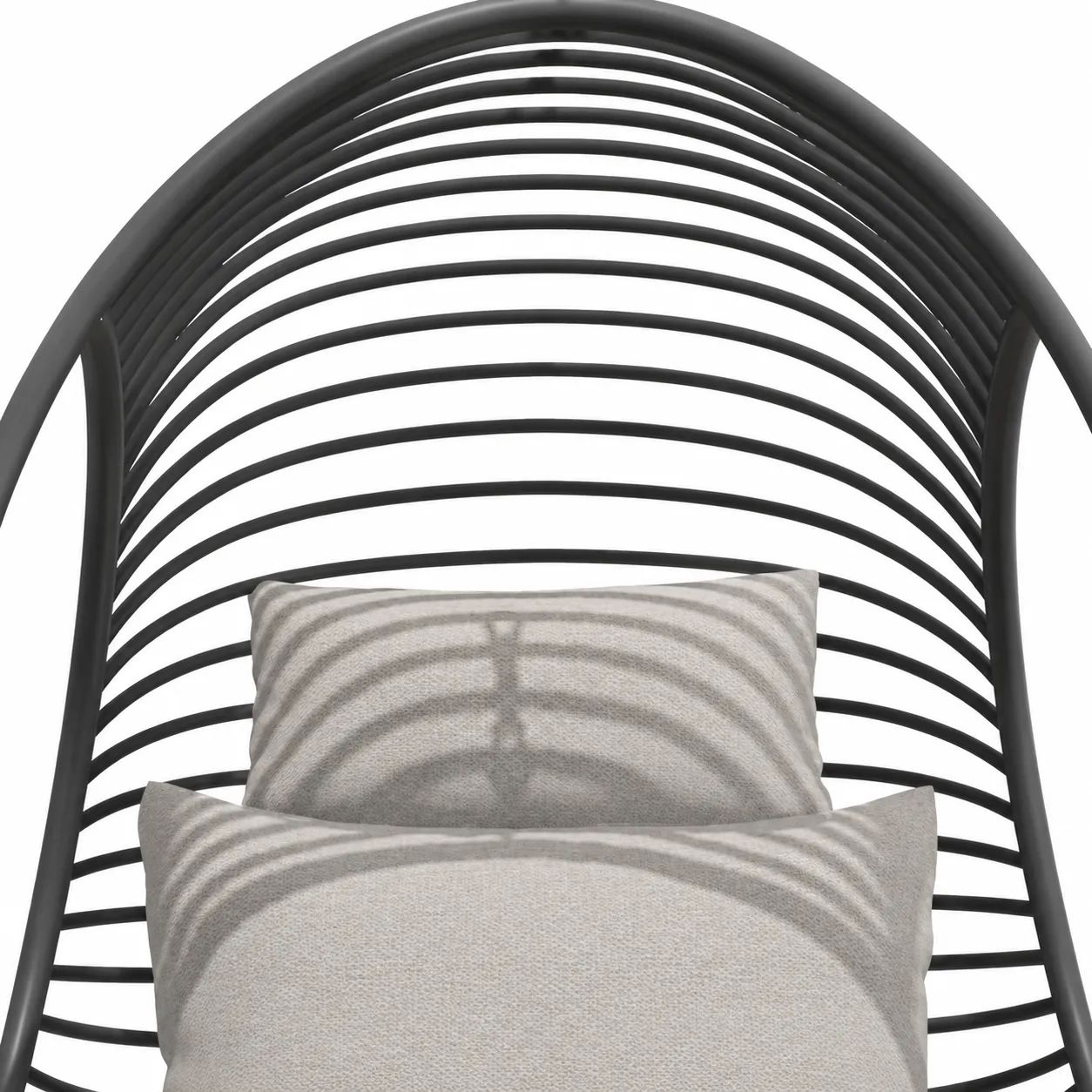 Claris hanging chair neck cushion 55x25 cm by Fischer Möbel