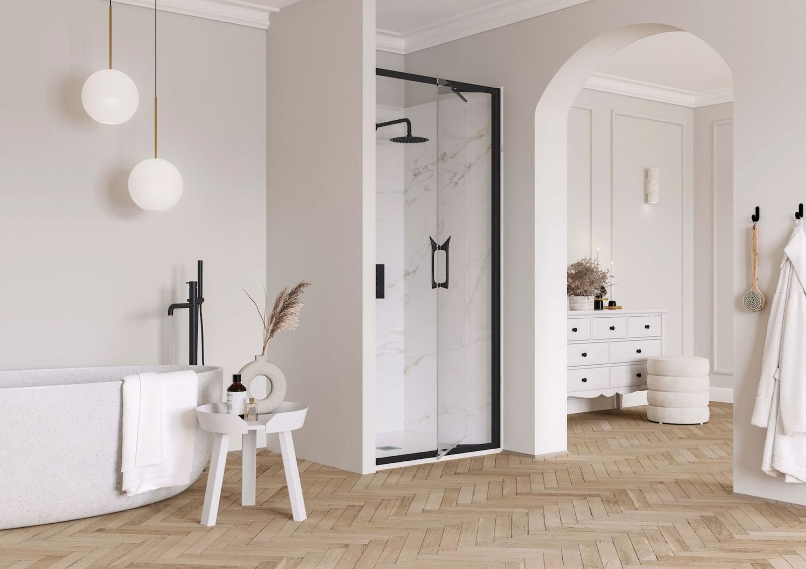 ETO Infold Door by Flair Showers