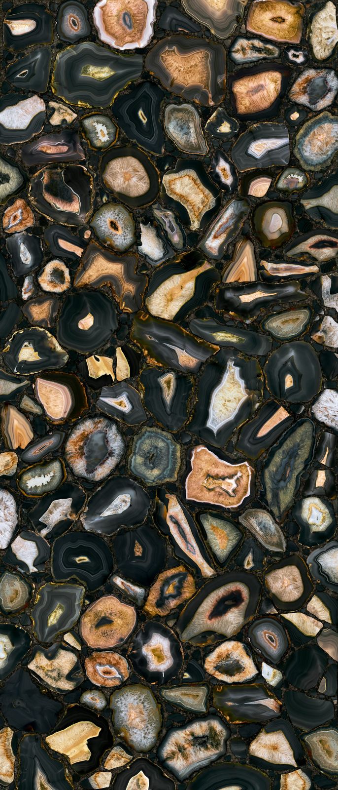 Color Black Sea Gold by Florim Ceramiche