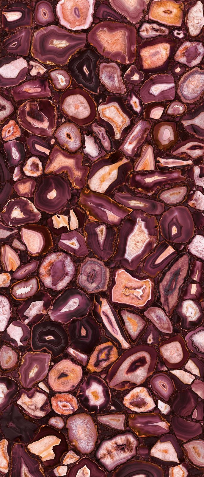 Color Claret Gold by Florim Ceramiche