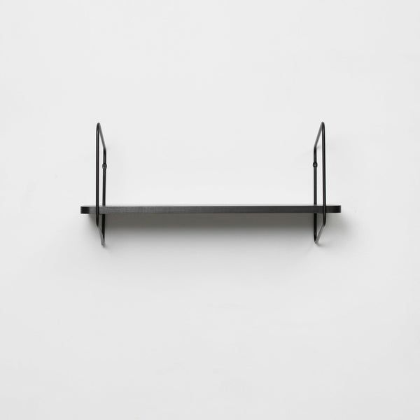 Urban Nomad Wall Shelf / 68x24 cm / Black / Black by FÓLK Reykjavik