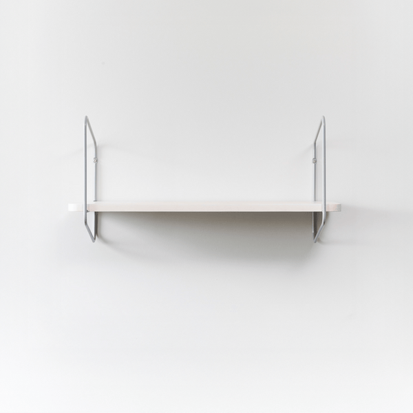 Urban Nomad Wall Shelf / 68x24 cm / Grey / White by FÓLK Reykjavik