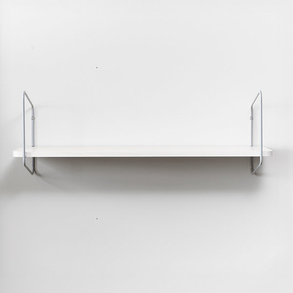 Urban Nomad Wall Shelf / 94x24 cm / Grey / White by FÓLK Reykjavik