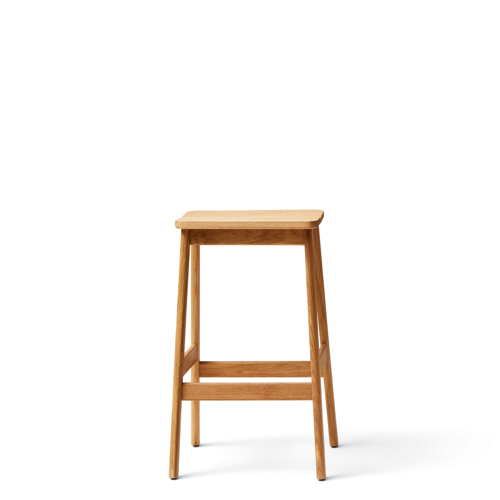 Angle Bar Stool 65, Oak by Form & Refine