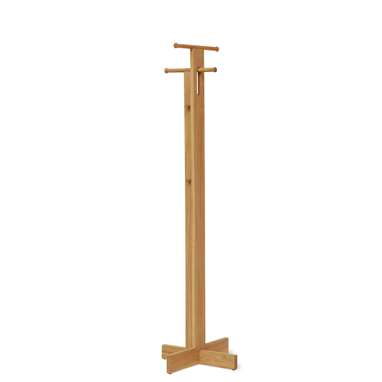 Foyer Coat Stand, Oak by Form & Refine