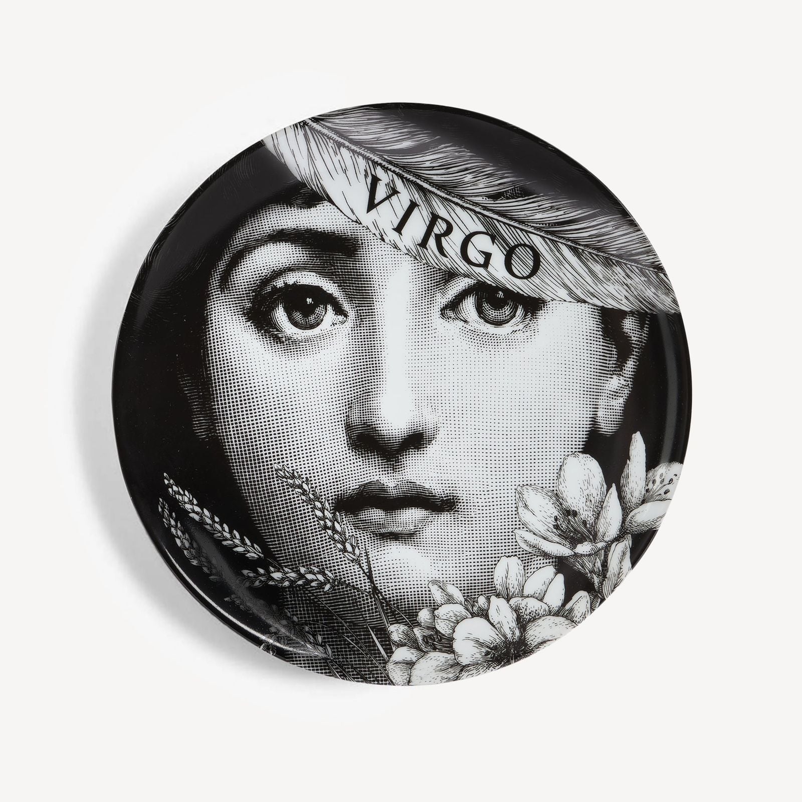 Zodiaco Virgo - Tema e Variazioni wall plate n.353 by Fornasetti