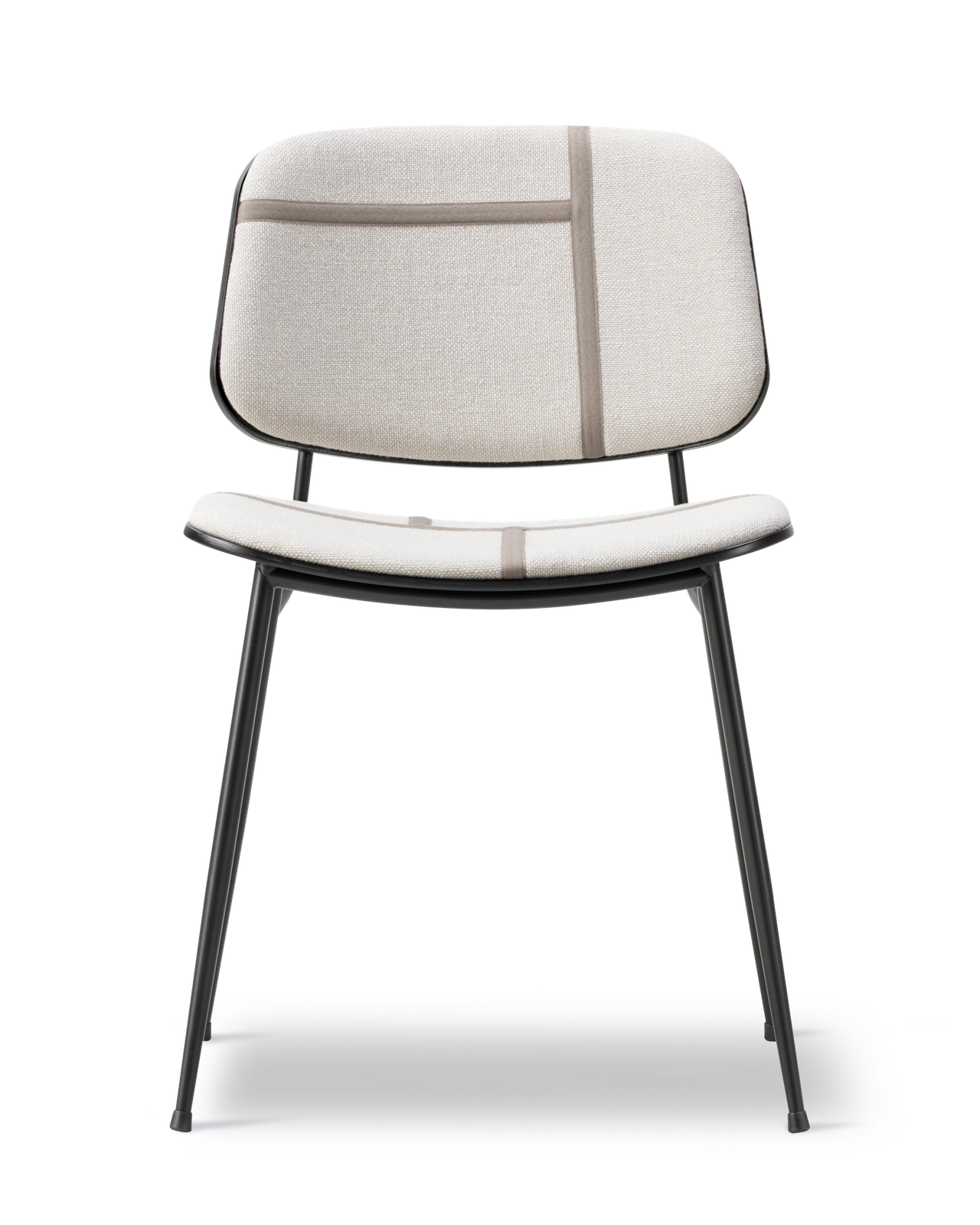 Søborg Metal Base Front upholstered by Fredericia