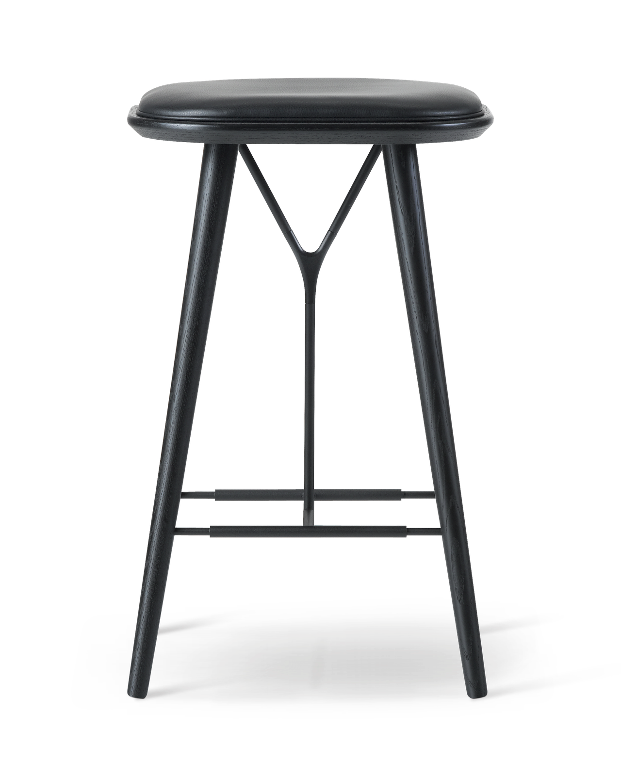 Spine Wood Base Stool by Fredericia