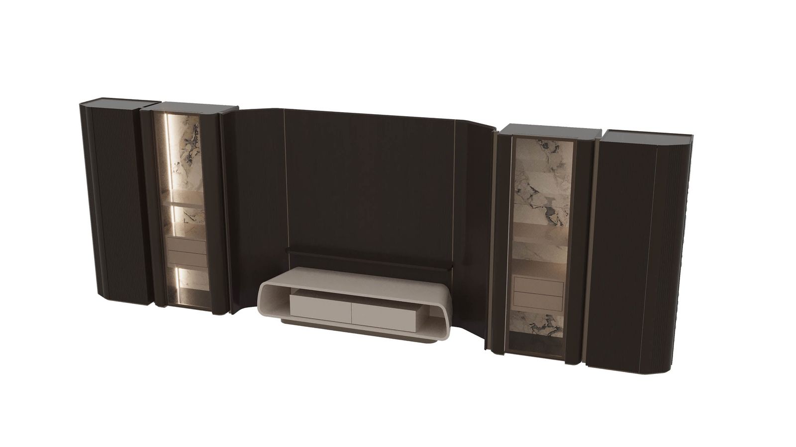 Lotus Duvar TV Ünite by Gabba Home