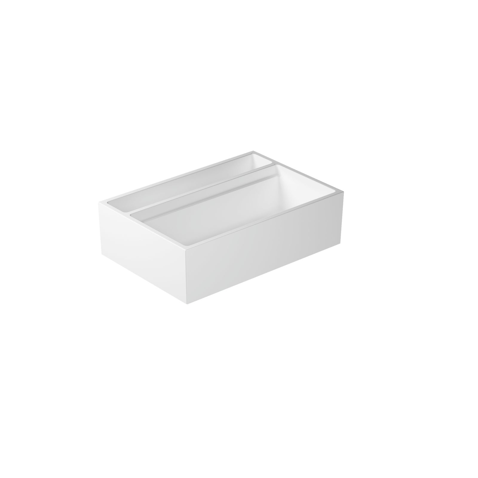 NEXT NARROW - Countertop washbasin 70x48 cm by GALASSIA