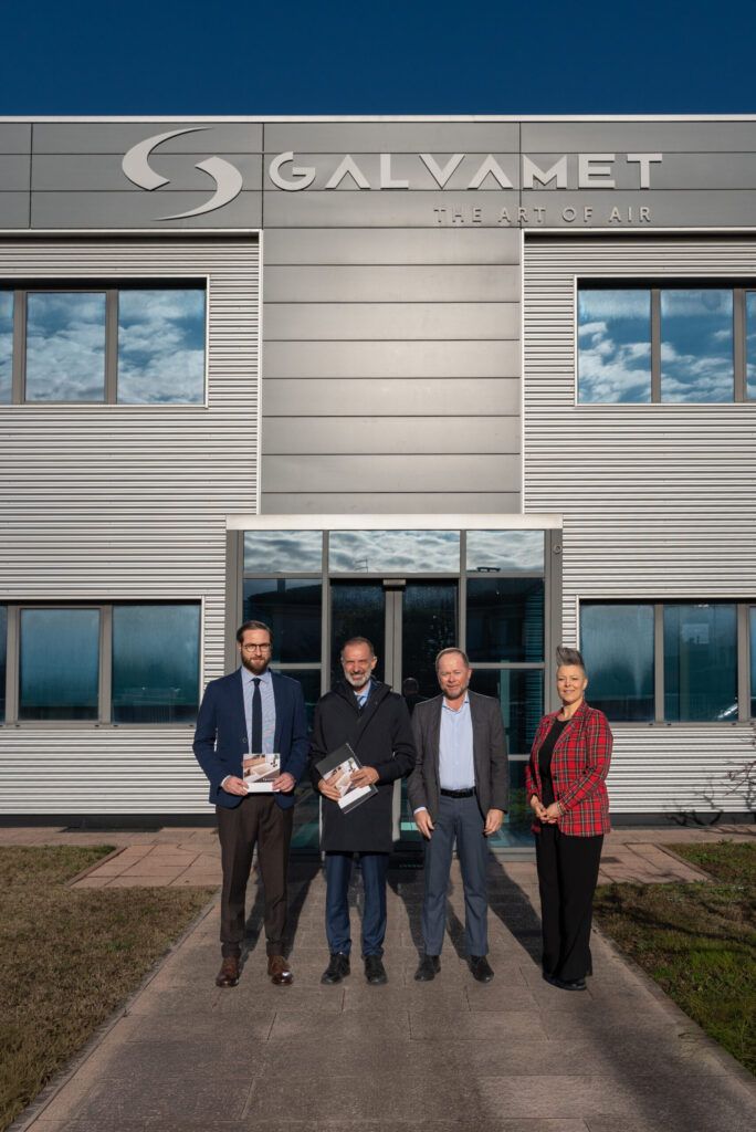 Hon. Massimo Bitonci on an official visit to Galvamet by Galvamet