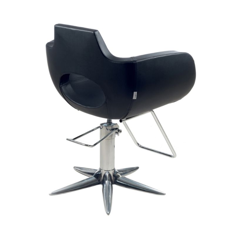 Salon Styling Chair Aureole Parrot Black by Gamma & Bross