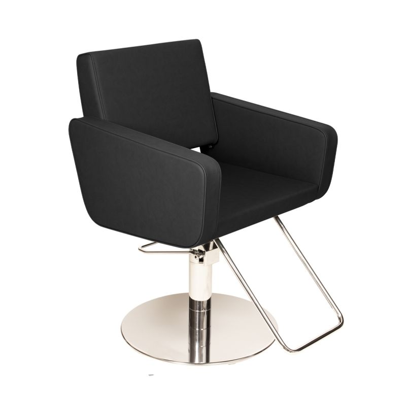 Salon Styling Chair Aeolian Roto Black by Gamma & Bross