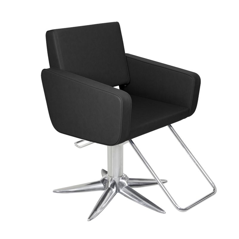 Salon Styling Chair Aeolian Parrot Black by Gamma & Bross